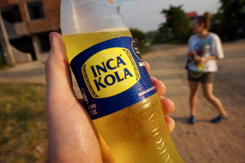 Inca Kola - zdecydowanie najpopularniejszy napój w Peru