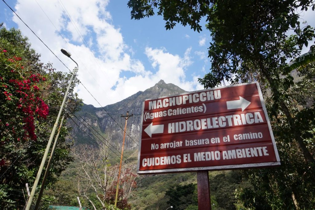 Droga z Hidroelectrica do miejscowości Aguas Calientes pod Machu Picchu