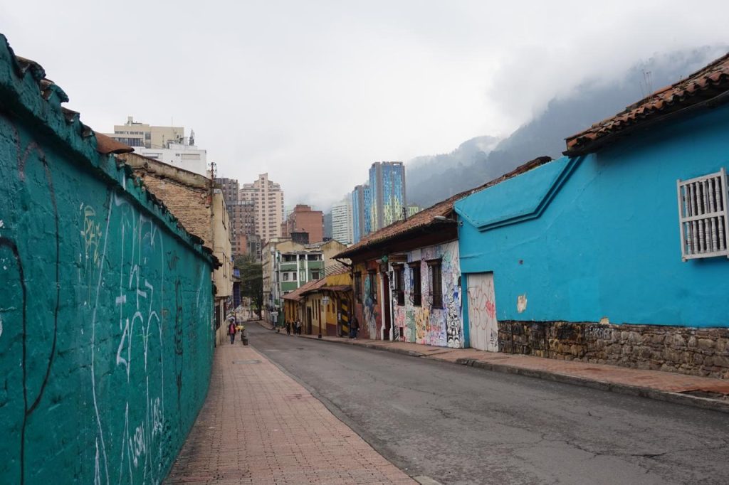 Puste ulice w Bogocie