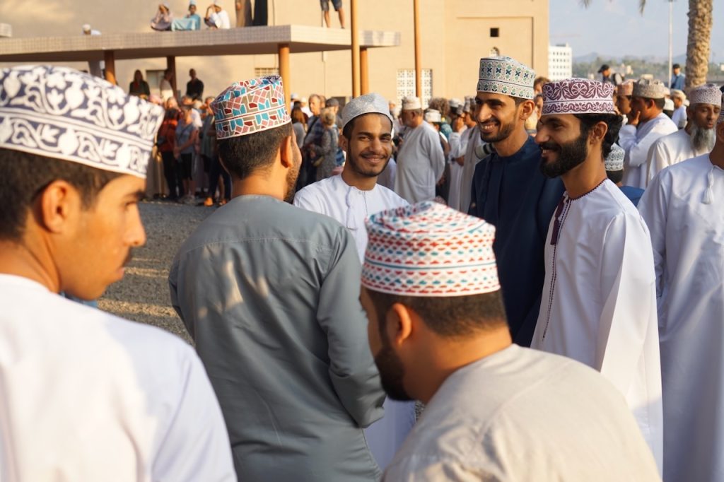 Omańczycy na Targu w Nizwie