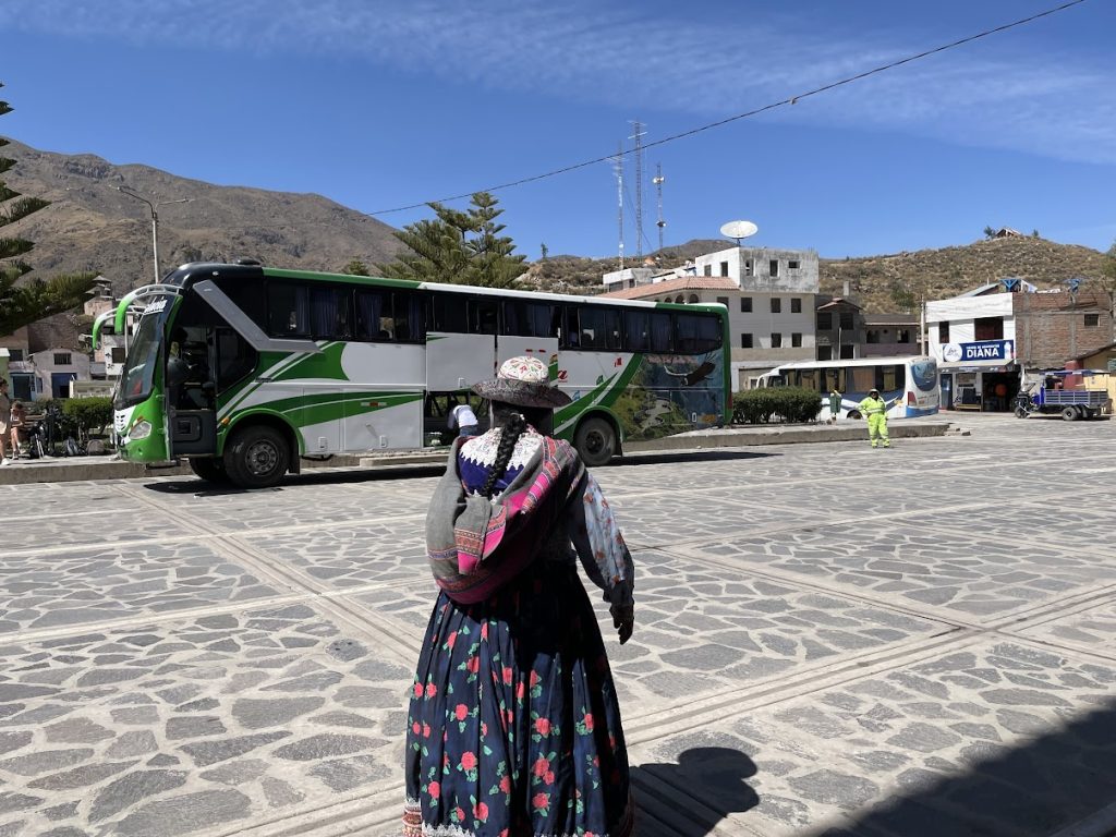 Z autobusów w Peru korzystaliśmy dość często