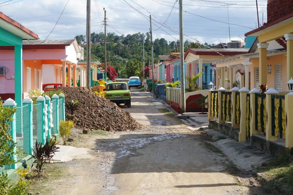 Kolorowe domy w Vinales