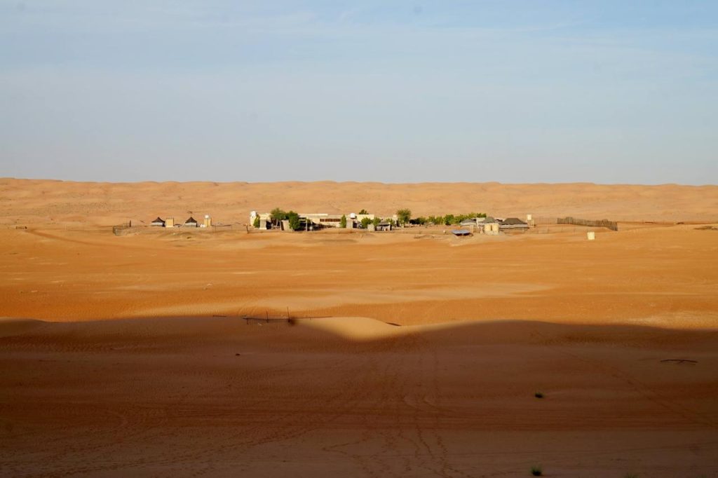 Obozowisko na pustyni Wahiba Sands