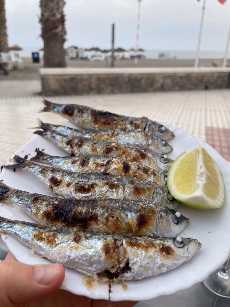 Świeże sardynki z grilla z cytryną - smak andaluzyjskiego wybrzeża